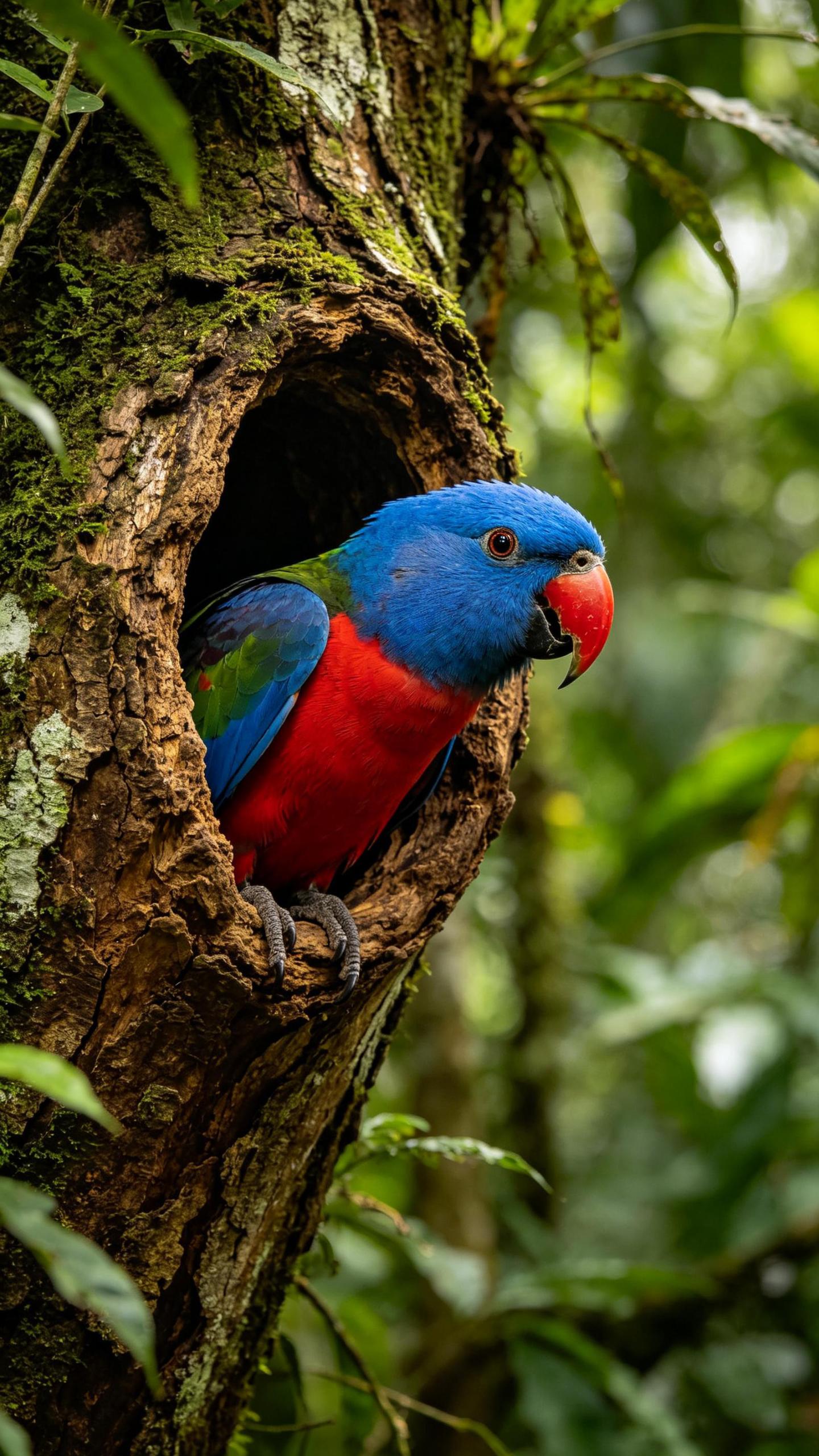 Brilliant Tropical Parrot