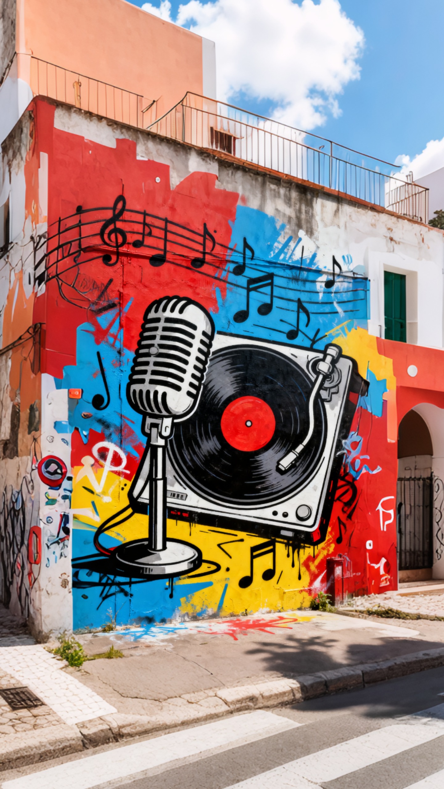 Colorful Wall Painting Art
