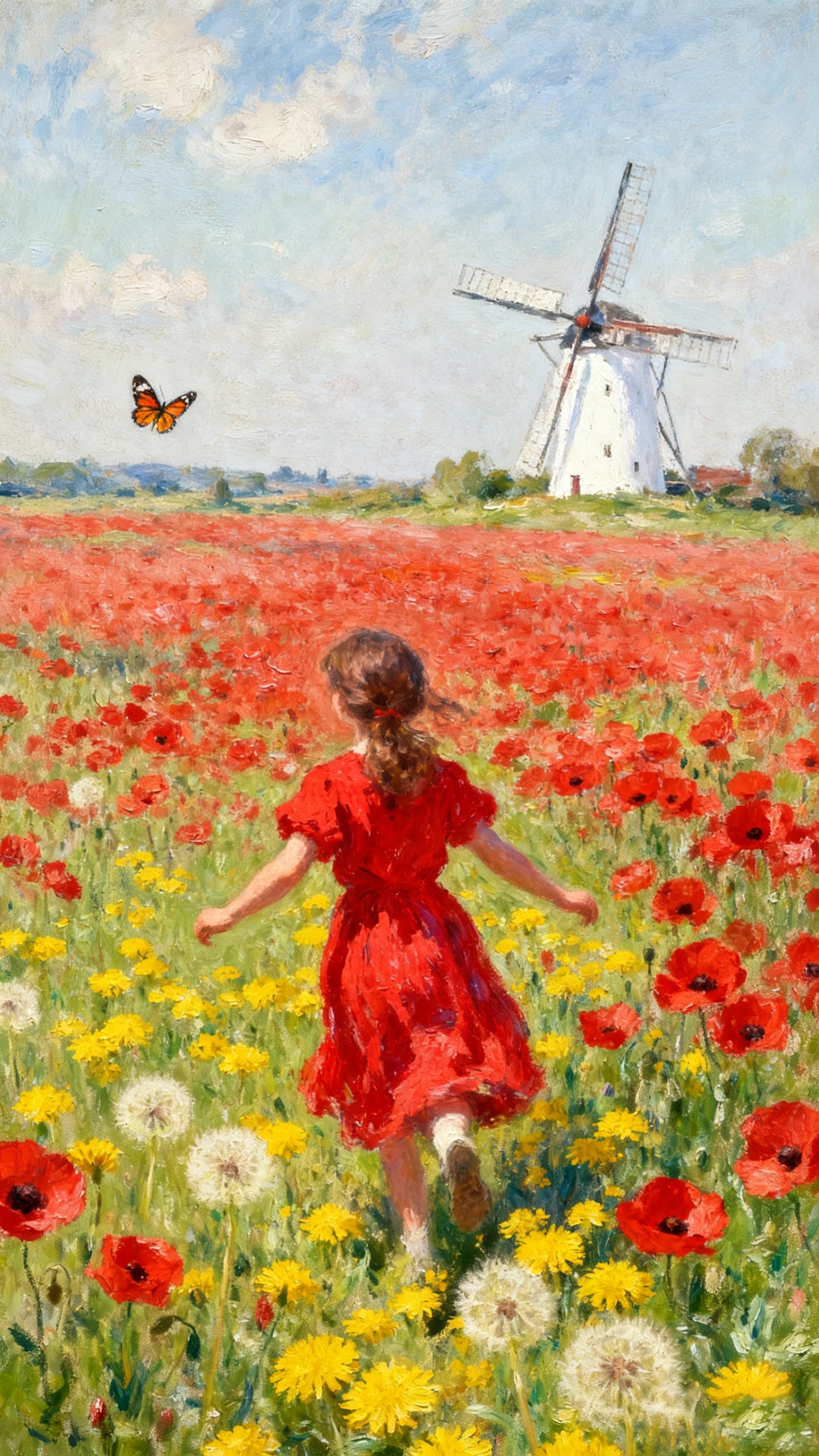 Lush Garden Oil Art