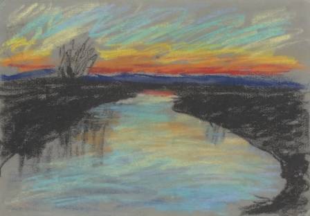 Colored Pencil Landscape