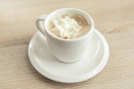 Floating Cream on Coffee